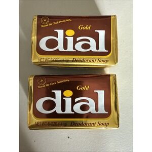 VTG  Dial Gold Bar Soap 3.5 oz Sealed New Deodorant  Gold Bath Soap Prop